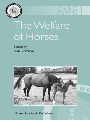 cover image of The Welfare of Horses